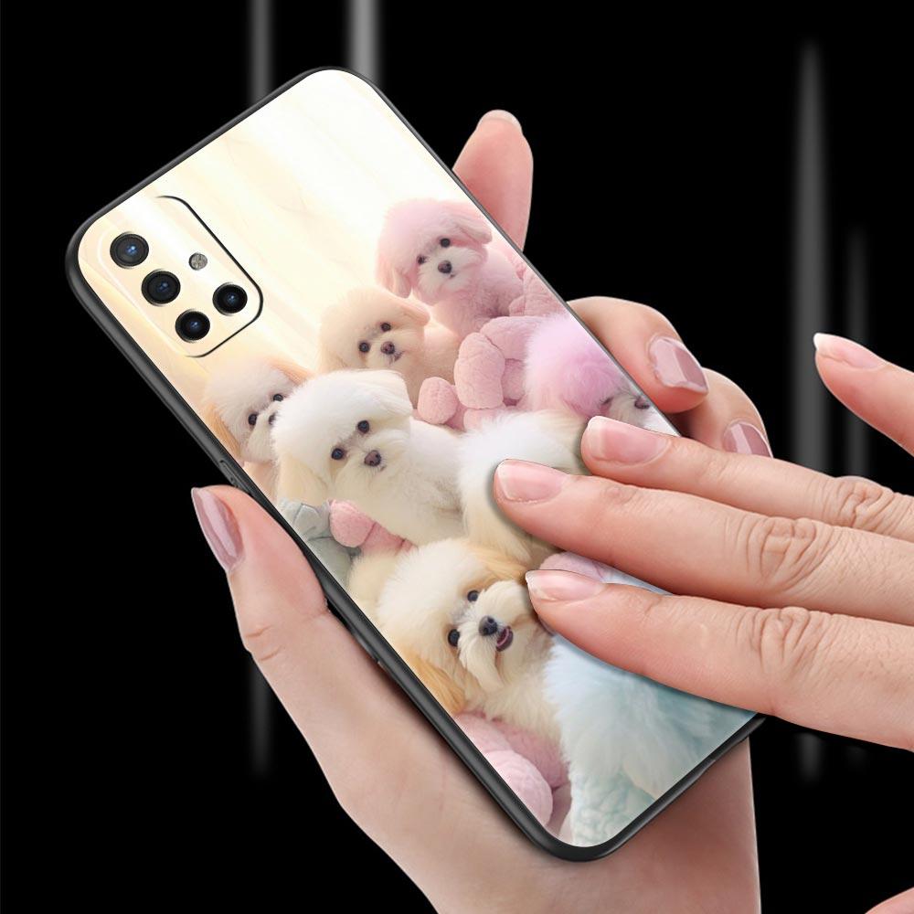 Cute Little Dog Phone Case For Oneplus 13R 13 12R 11 10T 10R Nord N100 N200 N10 10 9 9R 9RT CE 3 2 Z Pro 5G Soft TPU Cover Capas
