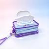 Tissue Organizer 2in1 Tissue Storage Bag Transparent Portable Napkin Storage Case PVC Dustproof Table Paper Container Daily Use