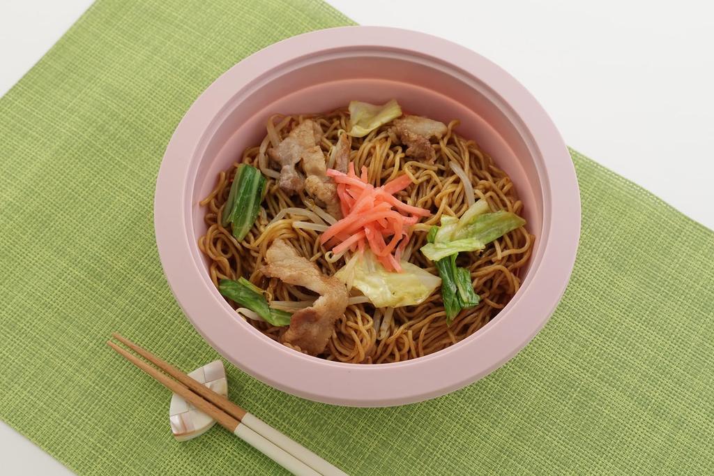 Ishigaki Delish Life Foldable Silicone COOK Easy To Use In the Microwave Time Saving Cooker Steaming Dishes Rice Cooking Pasta Recipe Included Round