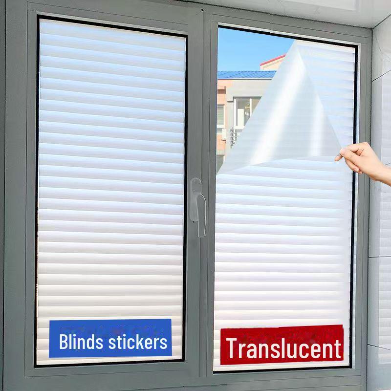 3D Laser Privacy Glass Film: Adhesive-Free Electrostatic Blinds for Bathroom and Home Use