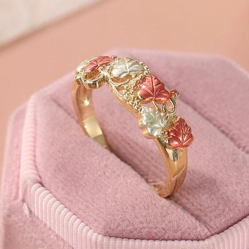 

Europe and The United States Fashion Leaves Hollow Ring Women s Personalized Creative Holiday Zircon Accessories Gifts 6