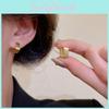 Elegant And Chic Korean Style Copper Dangle Earrings For Women