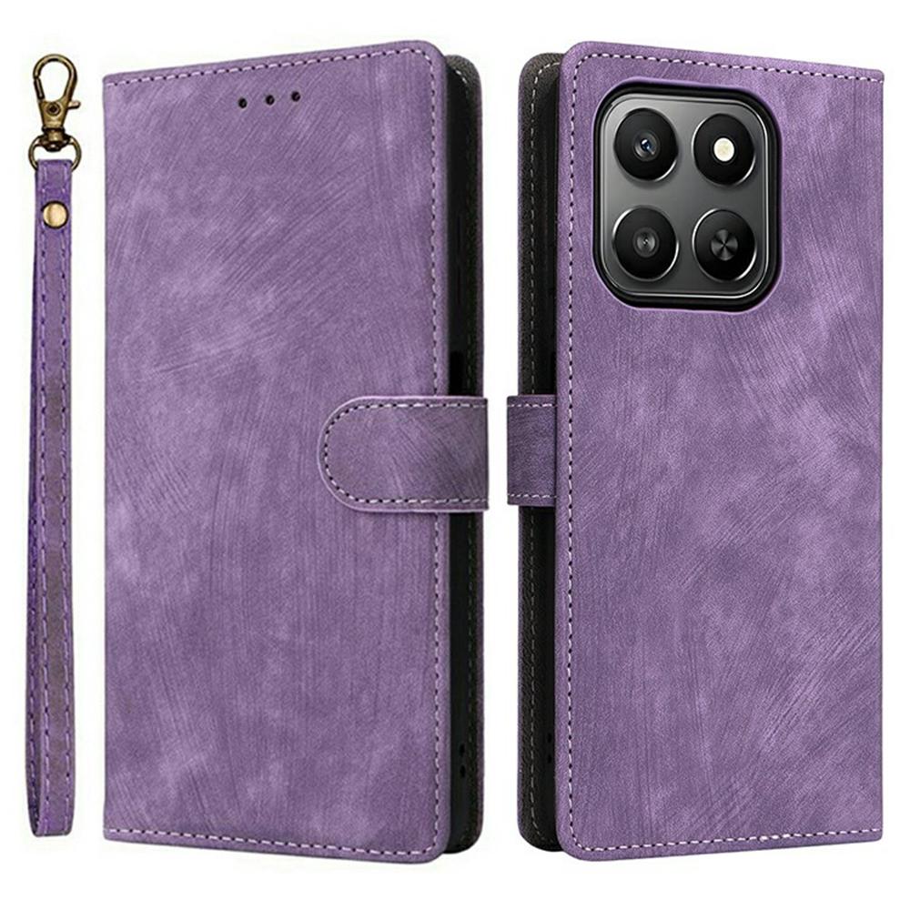 For Honor 400 Smart Case Wallet RFID Blocking PU Leather Phone Cover Stand with Strap
