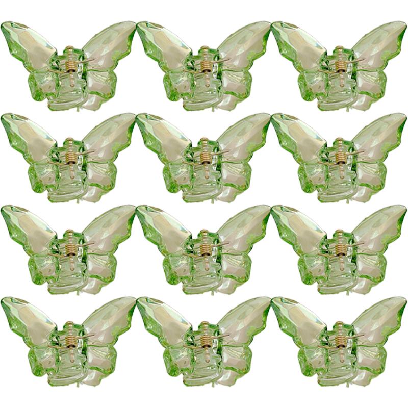 Jelly Colour Butterfly Hair Clip Women Korean Girl Group Fashion Shark Clip Hair Accessories