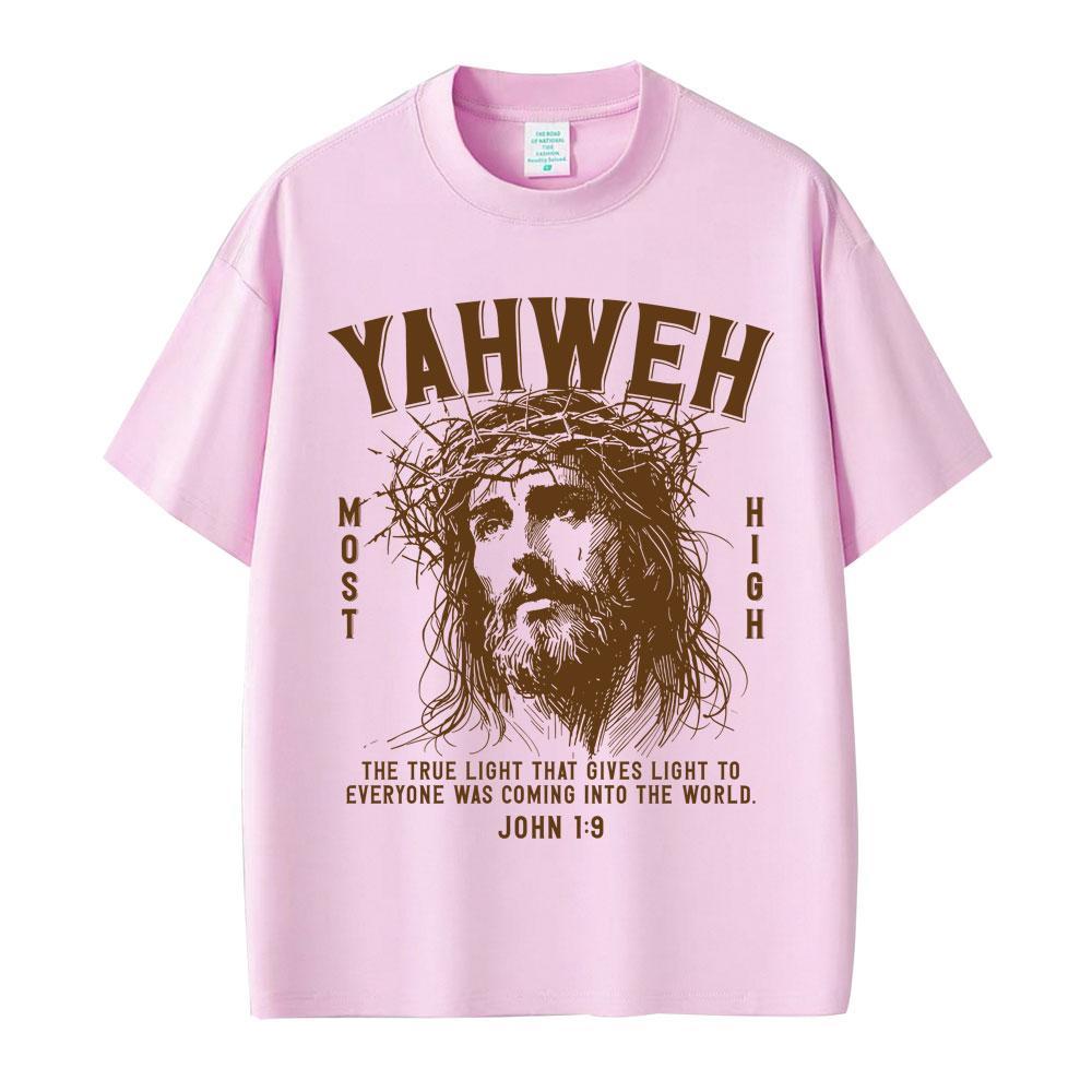 Christian Religious Yahwen Jesus Graphic T Shirts Unisex Unisex Fashion Vintage Summer Tshirts Oversized 100 Cotton Casual Tshirt