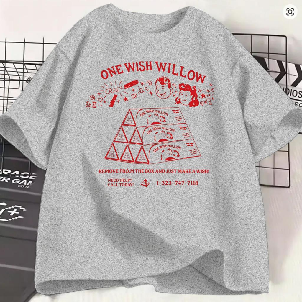 Obsession Film 2026 Maglietta Estate Un Desiderio Willow Hip Hop Magliette Unisex 100% Cotone Girocollo Taglie Forti Abbigliamento Manica Corta