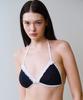 VINAJ Baby Lace Triangle Bikini Bra (Black)