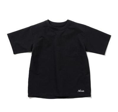 Dot Air Kids Size [NANGA] Tee, 140, P.BLK