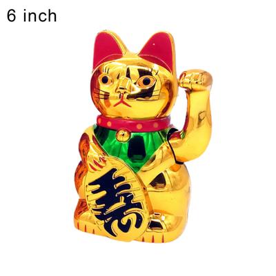 Uścisk dłoni Lucky Cat Mold Plastikowy złoty sklep Model wystawowy Prezent do dekoracji domu