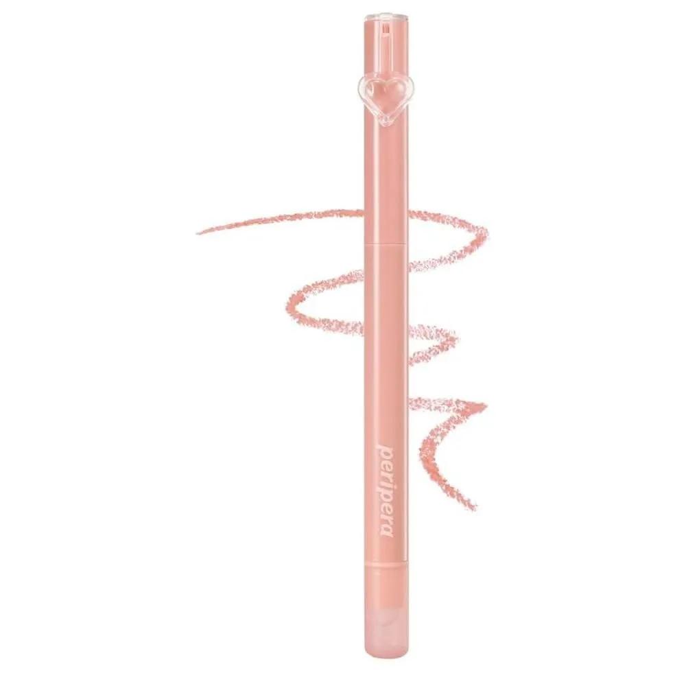 Peripera Puffy Plumping Dew Lip Pencil 1 Pack No. 5 Peach Auto peripera Puffy Plumping Dew Lip Pencil/Overlip Lip