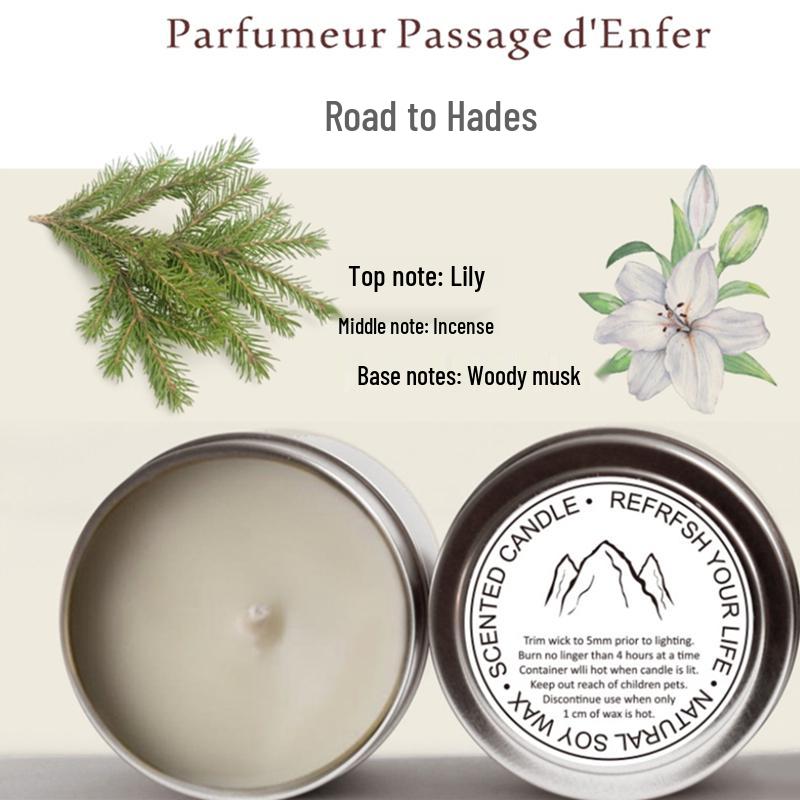 Scented Candles: Handmade Essential Oil for Bedroom, Sleep Aid, Safe for Babies & Pregnant Women, Indoor Fragrance Souvenir