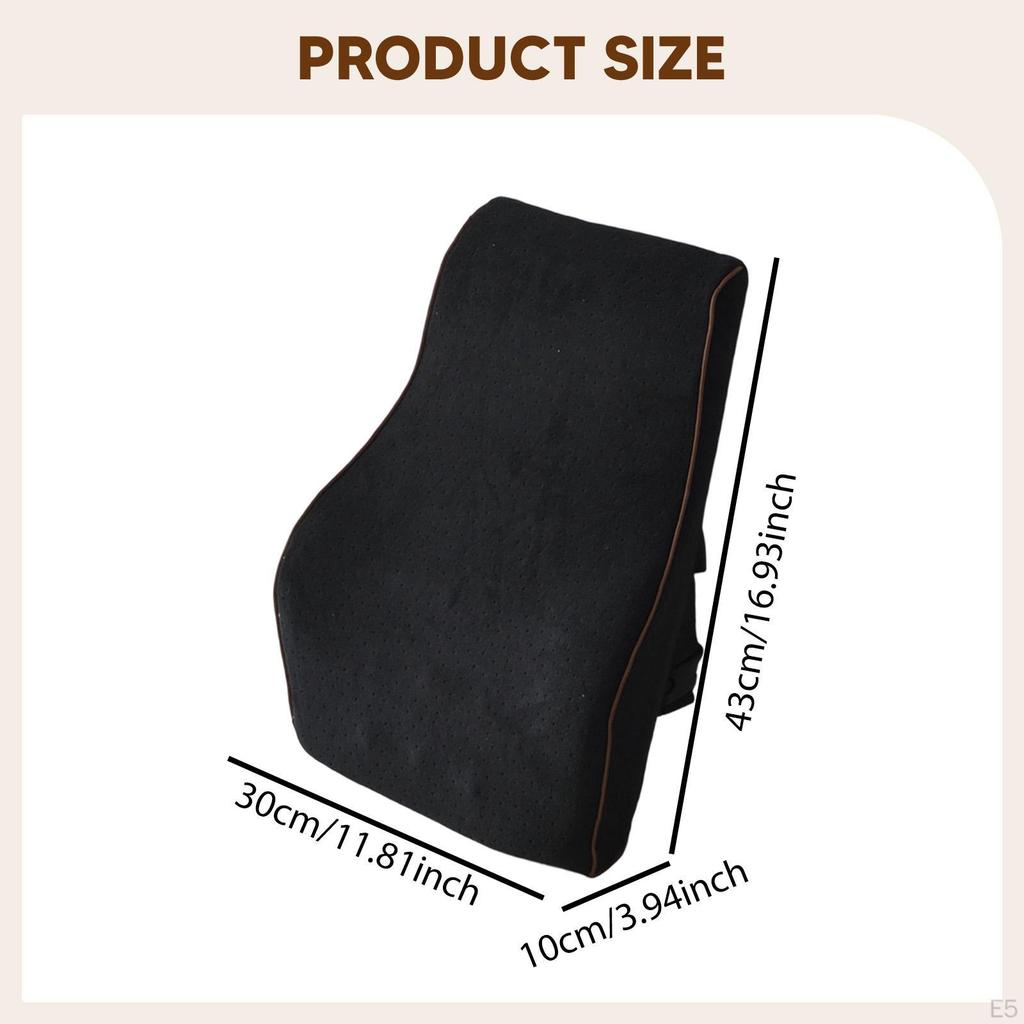 Support Pillow Back Cushion Rest with Adjustable Straps for Working