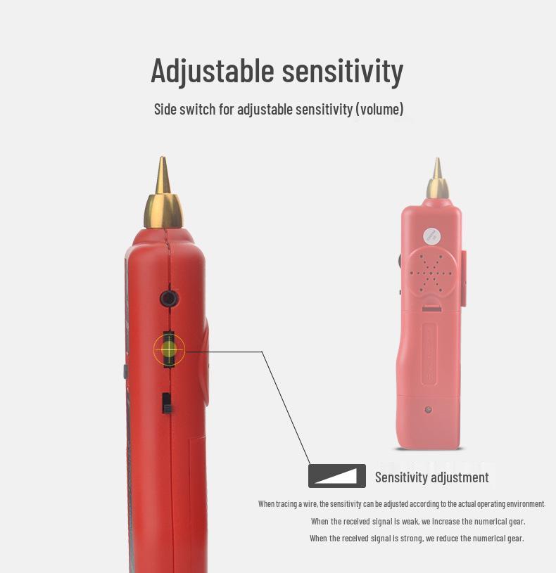 POE Network Cable Locator: Anti-Interference Signal Testing & Line Finding Tool