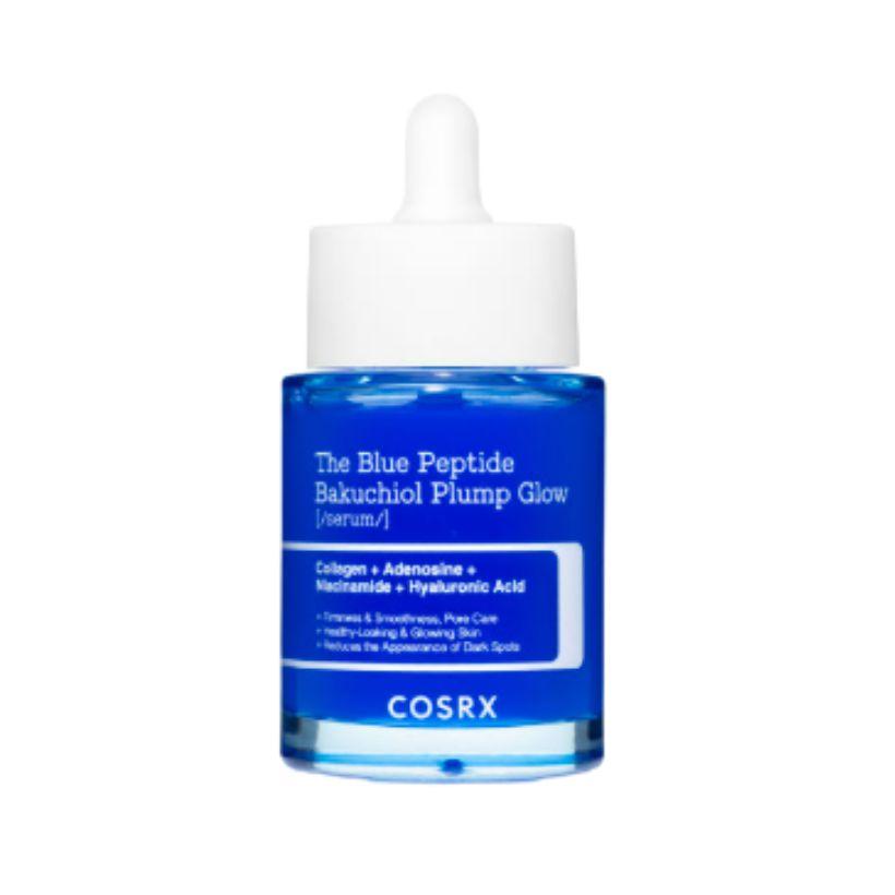 COSRX The Blue Peptide Bakuchiol Plump Glow Serum 50ml + The Blue Peptide Bakuchiol Plump Bounce Cream 50g Anti-Aging Skincare Set