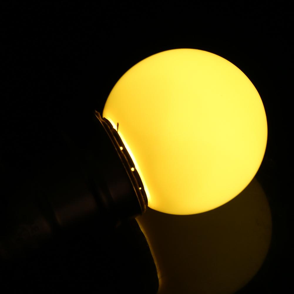 2W E27 Multicolor Round LED   Light Bulb Globe Lamp Home Bar Shop Lighting White