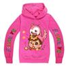 2026 Fall Anime Flamingo Youtube Gamer Albert Mr Flimflam Hoodie Kids Cute Sweatshirts Baby Boys Casual Coats Girls Outerwear