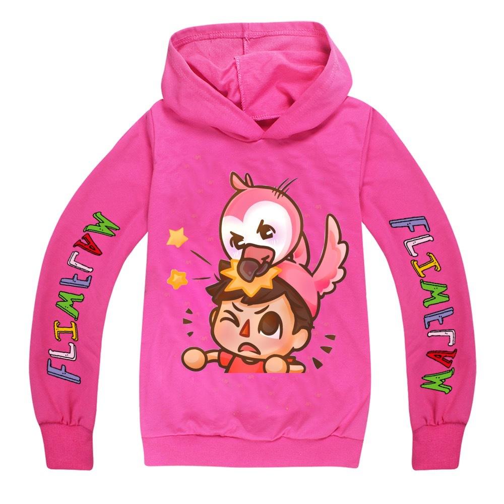 2026 Fall Anime Flamingo Youtube Gamer Albert Mr Flimflam Hoodie Kids Cute Sweatshirts Baby Boys Casual Coats Girls Outerwear