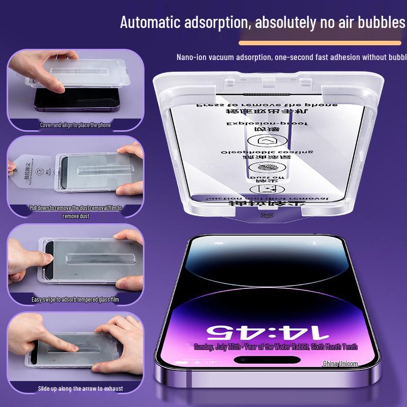 Folia HD drugiej generacji chroniąca przed kurzem na iPhone'a 17 - Aplikacja ochronna na cały ekran