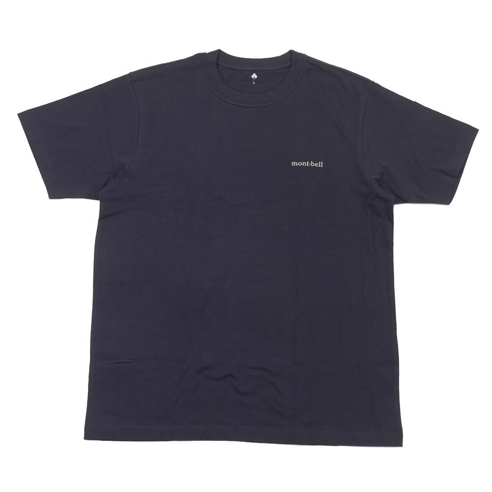 montbell pear skin cotton tee t-shirt 2104792 navy l