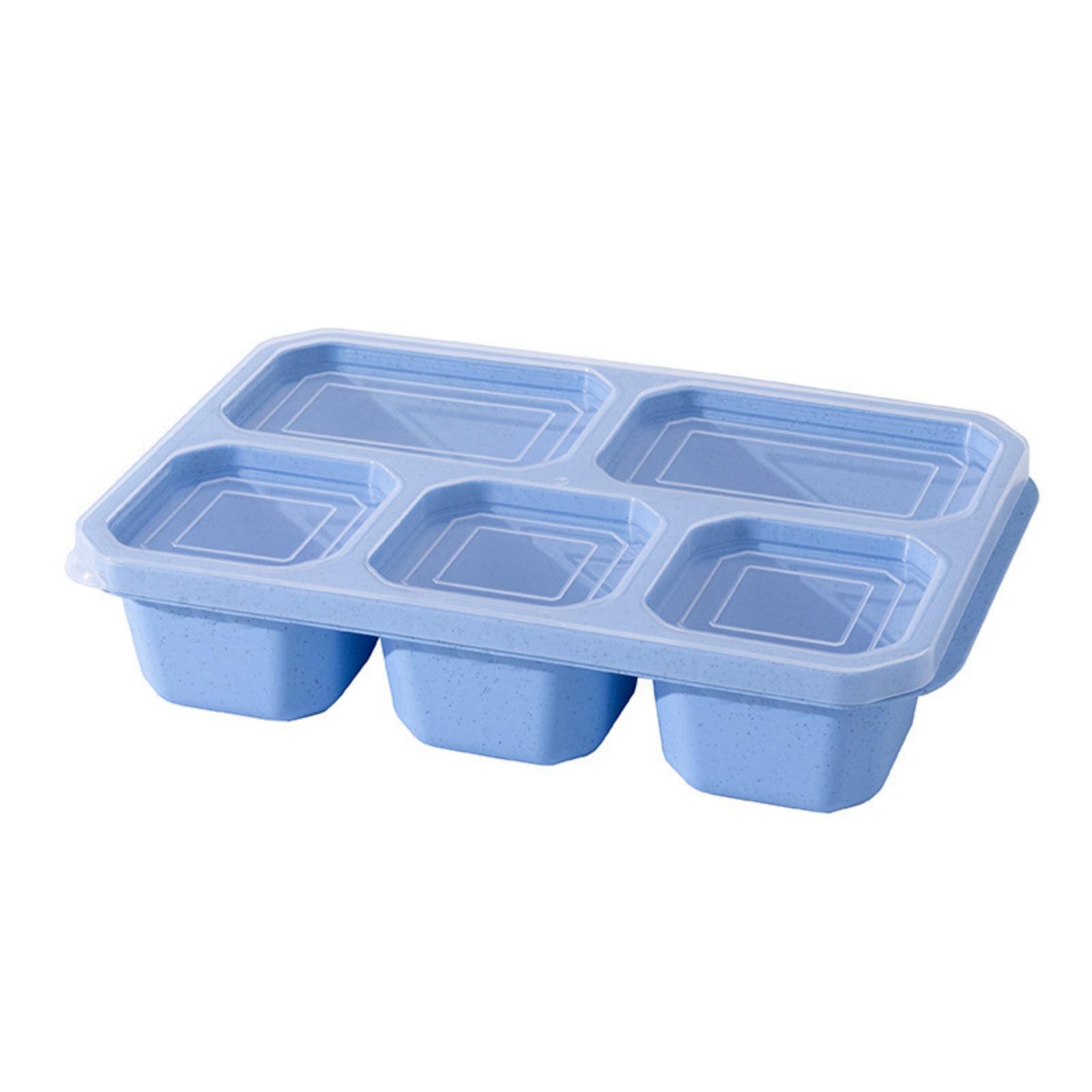 

Portable Food Storage Container Set with Multiple Compartments Leakproof Design BPA Free Plastic Snack Organizer Box for Kitchen and Travel One Size