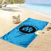 l'Oheme Logo Print Beach Towel, Large Soft Quick Dry Towel for Beach Camping Swimming