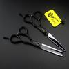 Japan, Pipe Semi-Black Paint, Hair Scissors, Hair Scissors, Flat Scissors, Bangs Scissors, Tooth Scissors, Thin Scissors