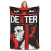 Dexter Morgan Blankets Velvet Air Conditioning Blood Never Lies Multifunction Ultra-Soft Throw Blanket Bedding Car Bedspread