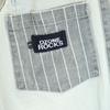 OZONE ROCKS made in Japan stripe Denim Jacket L Gray Men's Used