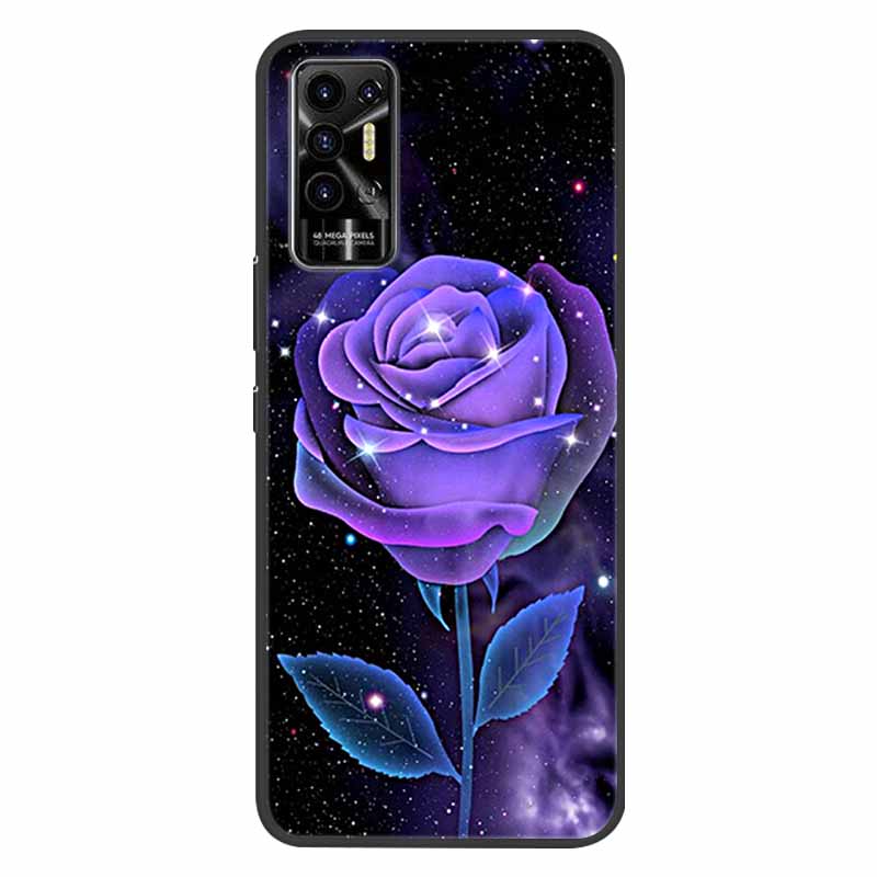 For Tecno Pova 2 Case Pova2 Shockproof Soft silicone TPU Back Cover For Tecno Pova 2 Phone Cases Pova2 2021 Case Cute Cartoon