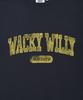 WACKY WILLY Arch Typography Short Sleeve T-Shirt Navy