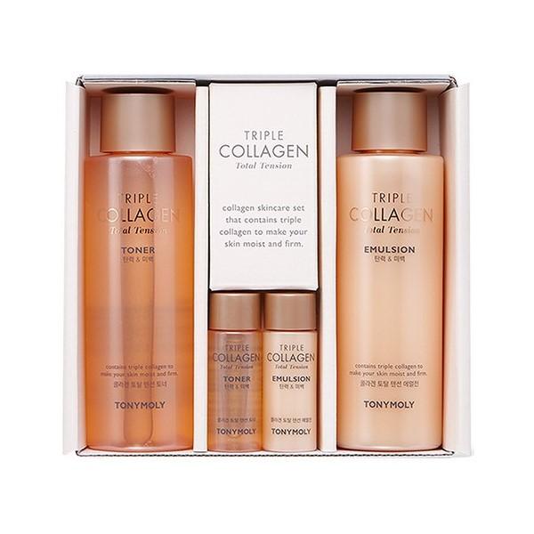 

Tonymoly Набор из 2 штук Triple Collagen Total Tension (Тонер 200 мл + 20 мл, Эмульсия 200 мл + 20 мл)