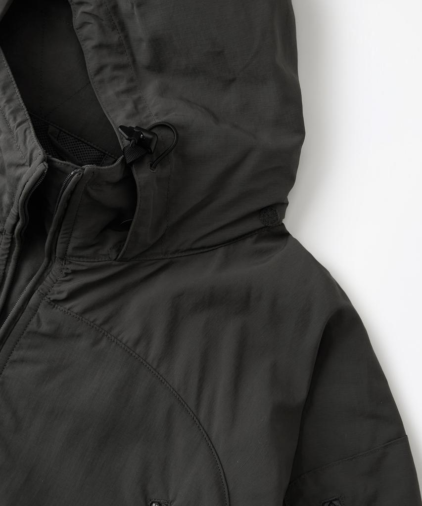 Outstanding Nylon Ripstop Pcu Jacket_Charcoal