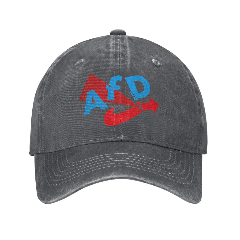 Alternative Afd Germany Casual Baseball Cap For Unisex-Teens AFD German Logo Hiking Fishing Hip Hop Hats Sunscreen Baseball Caps