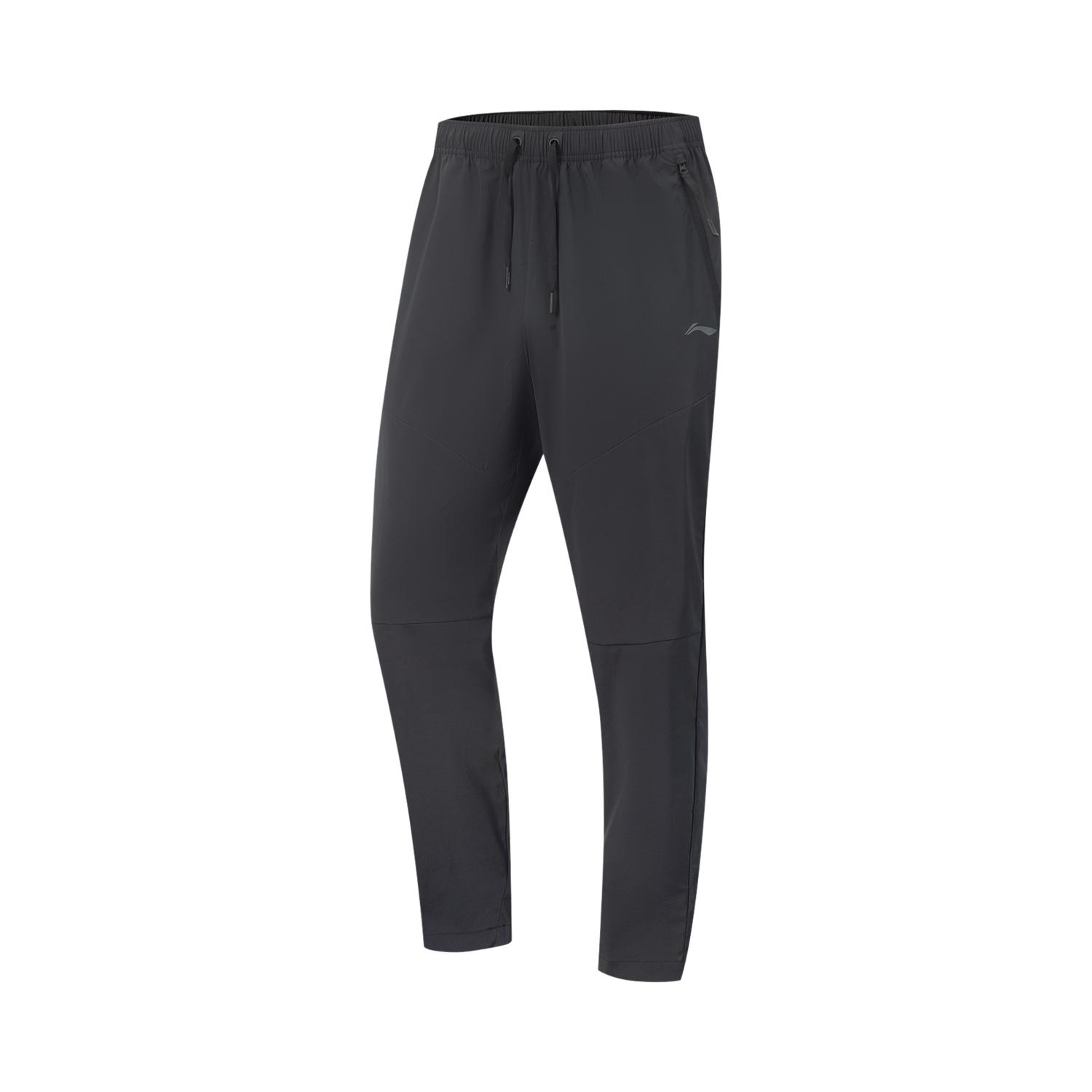 

Li-Ning Water-Resistant Fashionable Versatile Casual Sports Pants Men bottoms Black AYKV843-1 XXL
