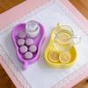 Fruit-Shaped Silicone Storage Tray Apple Pear Shape Fruit Dish Mold  Jewelry Tray