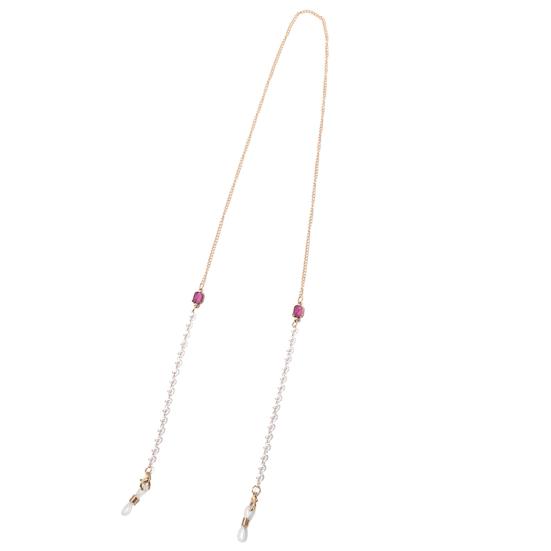 Lanț de ochelari atrăgător de culori vii, capabil de lectură, lanț de ochelari, cordon pentru ochelari pentru fată