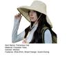Fisherman Hat Wide Brim Shawl Design Big Head Circumference Quick-Drying Hat Extra Large Brim Neck Shawl Sun Protection Hat