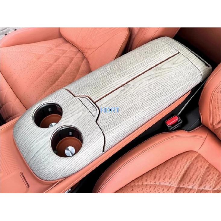For Changan Deepal S7 S07 + Car Styling Front Water Cup Frame Rear Air Vent Outlet Armrest Box Cover Wood Grain Interior