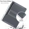 Stativveske til Samsung Galaxy Tab A8 10,5" Tab A7 Lite 8,7" S7 11'' S8Plus S8 Ultra 14,6 Transparent deksel til Samsung Tab S7 Fe Veskebeskyttelse Funda