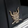 3D Autoaufkleber Premium Krieger Metall Auto Seitenkotflügel Heckklappe Totenkopf Emblem Abzeichen Aufkleber für jedes Fahrzeug LKW Auto Motorrad Wohnmobil