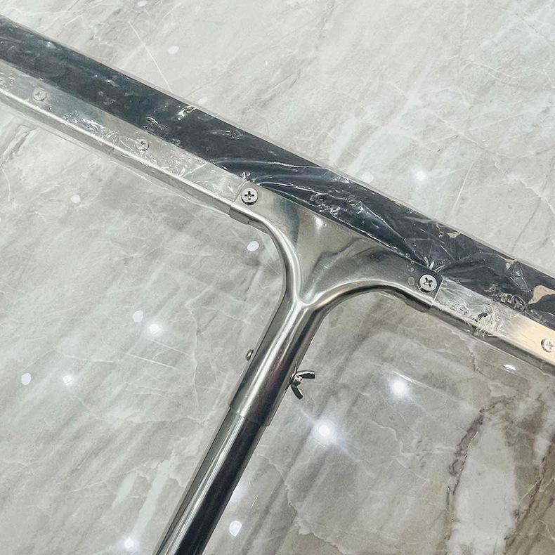 Large Black Rubber Floor Squeegee and Scraper for Commercial and Home Cleaning