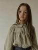 Autumn Lace Collar Loose Long Sleeve Blouse for Baby Girls