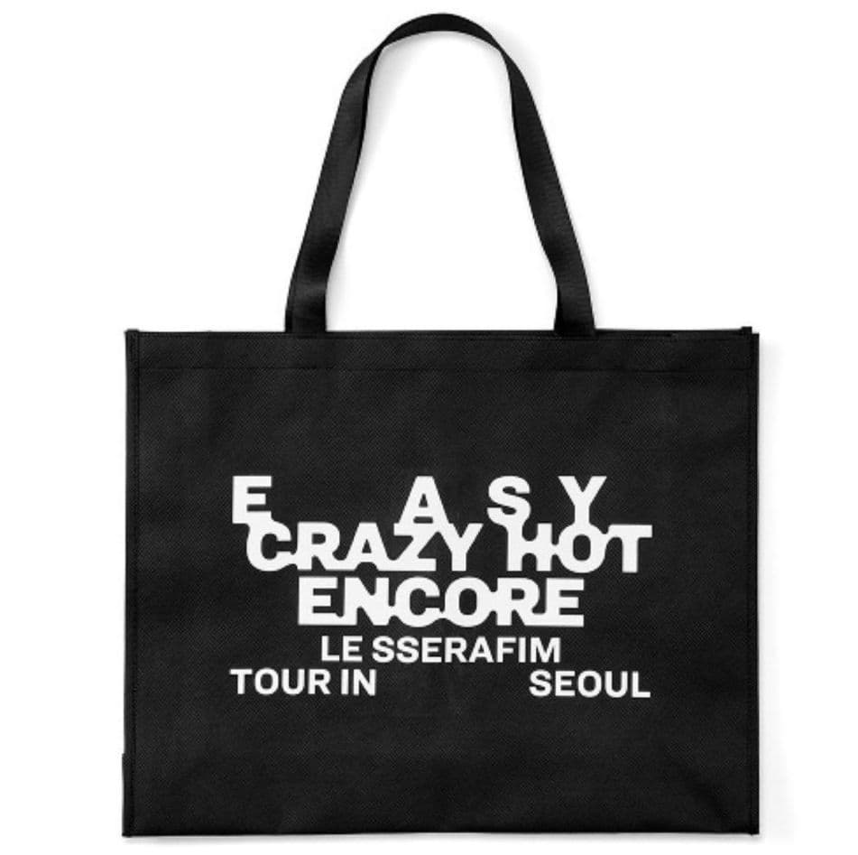 [USED] Lu Seraphim Seoul Concert Shopper Bag Tote Bag Black
