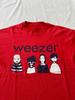 Vintage 2000s Weezer Rock Band Red T-shirt Unisex Reprint
