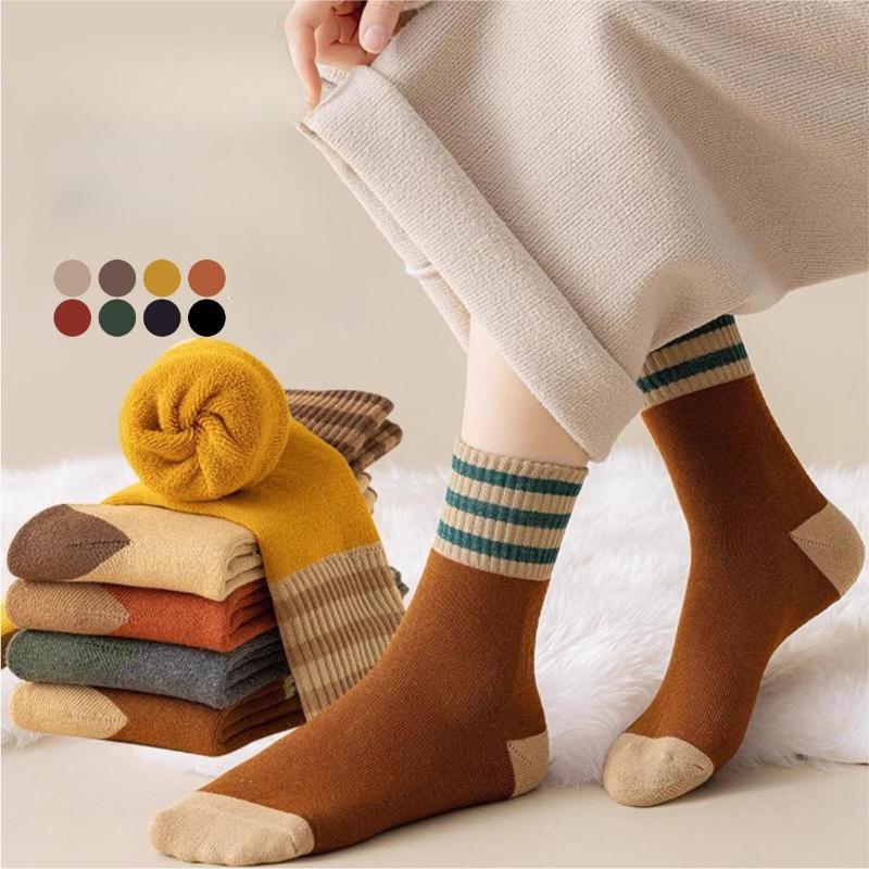 Women's Winter Socks Thick Warm Towel Socks Mid-tube Socks Floor Socks