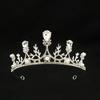Bride's Crown Headwear  Princess's Crown Crystal Headband Piano Performance Fashion Show Accessories  Birthday Hair Accessories for Women