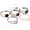 High Quality Copper Metal 20mm 7 Colors Plated Bangle Base Bracelet Blank Findings Tray Bezel Setting Cabochon Cameo