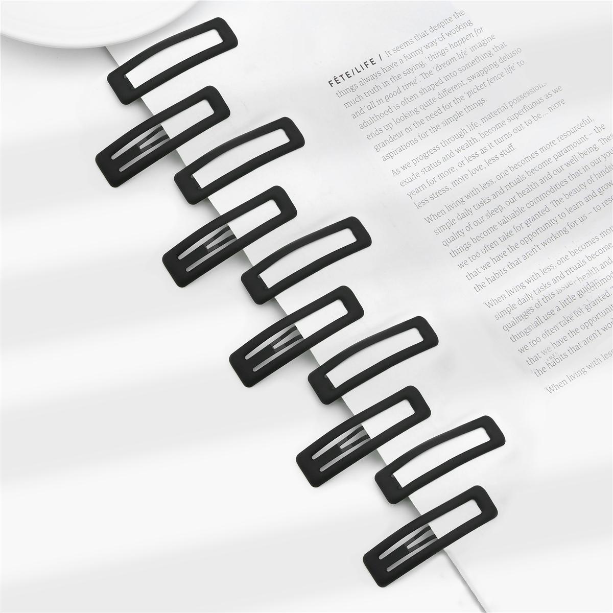 

1 картка/сумка Модна гумова фарба Геометрична шпилька Кіготь для волосся для жінок Жінки Дівчата Макіяж Зачіски Шпильки Аксесуари для волосся Краб Затискач для ванни Головні убори