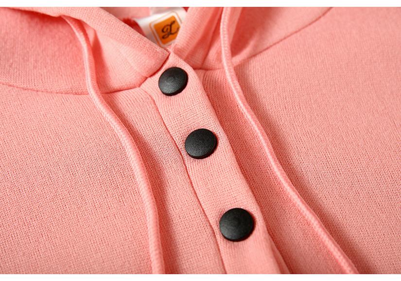 2024 Fall Women's Casual Loose Hooded Drawstring Sweatshirt with Pockets