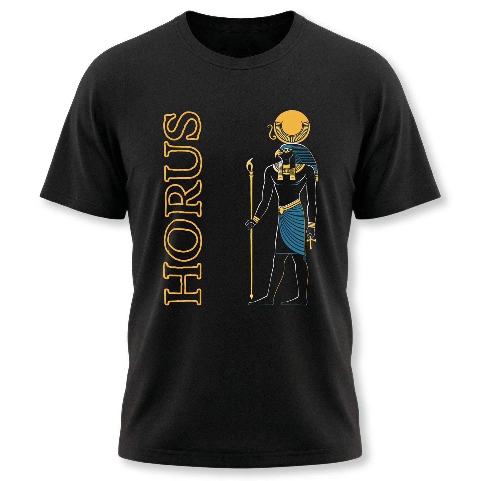 Horus Egyptian God T-Shirt | Ancient Egypt Mythology Graphic Print Tee Shirt XXXXL